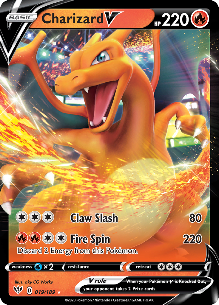 Charizard V - Darkness Ablaze (Ultra Rare) [DAA-19]