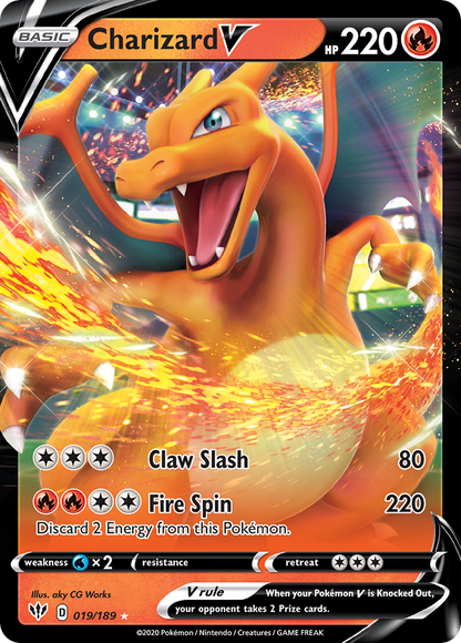 Charizard V - Darkness Ablaze (Ultra Rare) [DAA-19]
