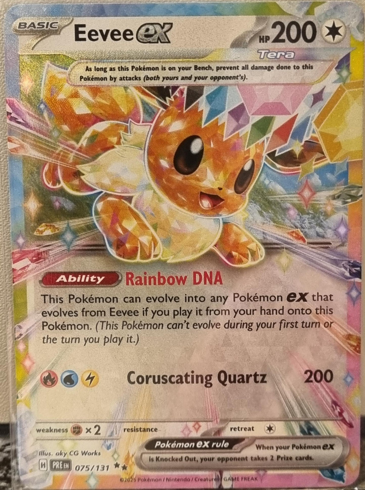 Eevee ex - Prismatic Evolutions (Double Rare) [PRE-075]