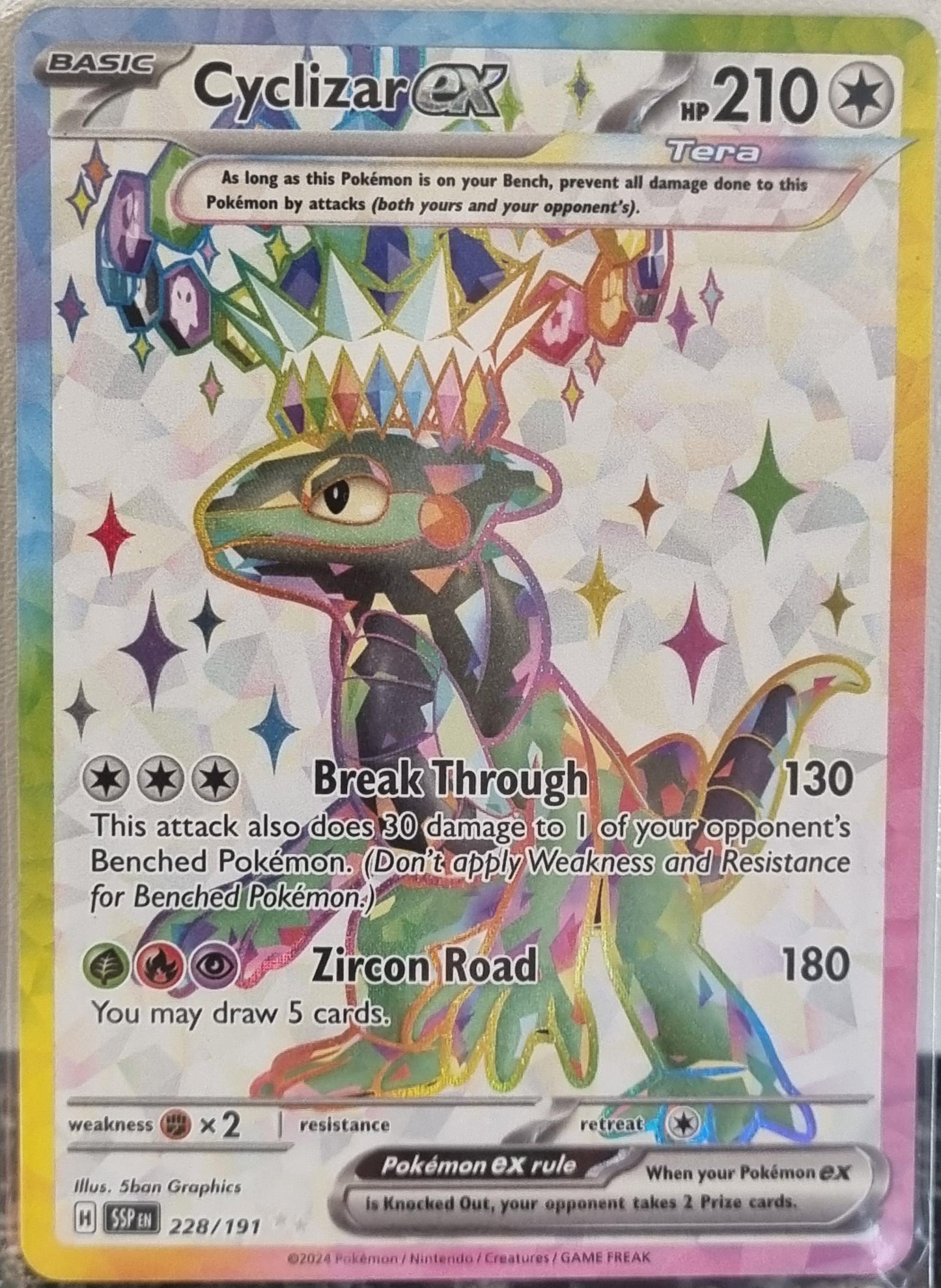 Cyclizar ex - Surging Sparks (Ultra Rare) [SSP-228]