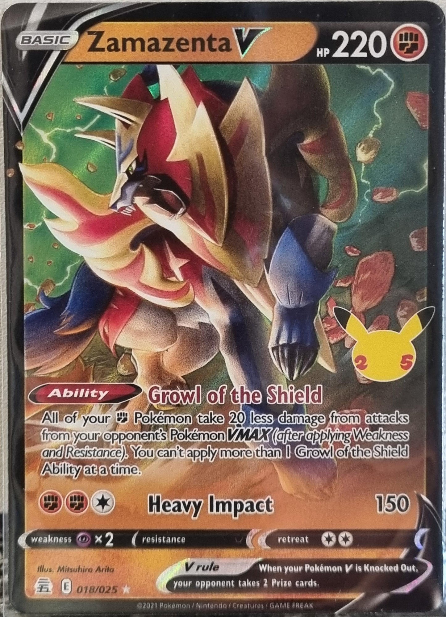 Zamazenta V - Celebrations (Ultra Rare) [CEL-018]