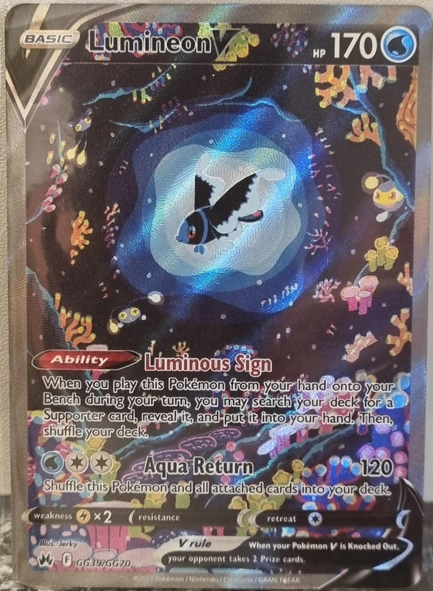 Lumineon V - Crown Zenith (Ultra Rare) [CRZ-GG39]