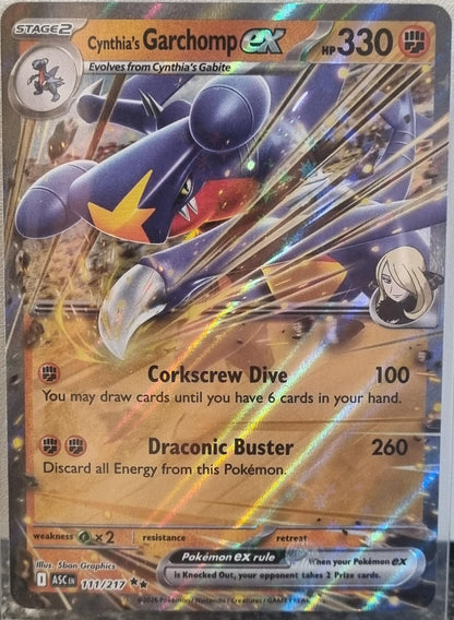 Cynthia's Garchomp ex - Ascended Heroes (Double Rare) [ASC-111]
