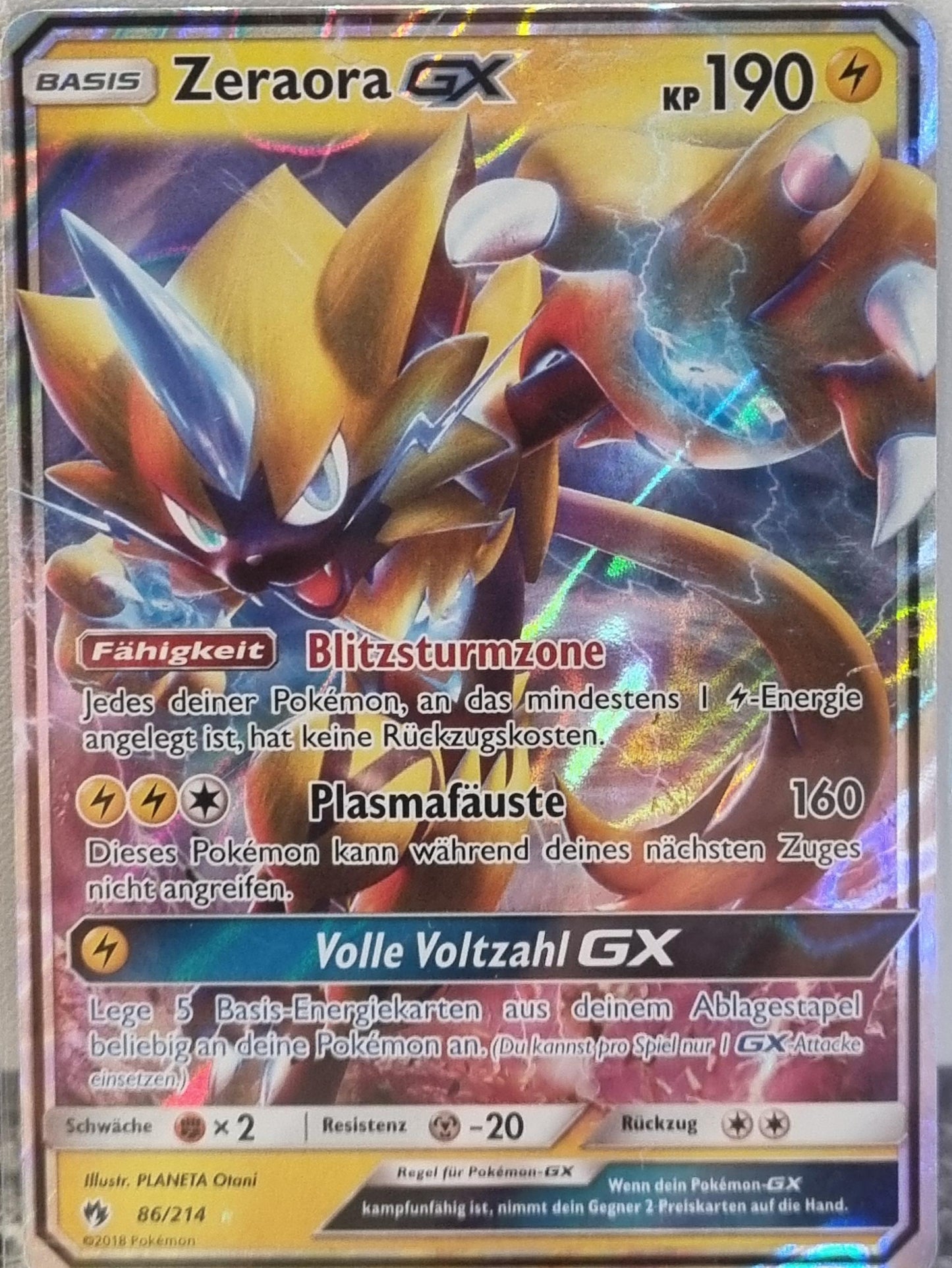 Zeraora GX - Lost Thunder (Ultra Rare) [LOT-86]