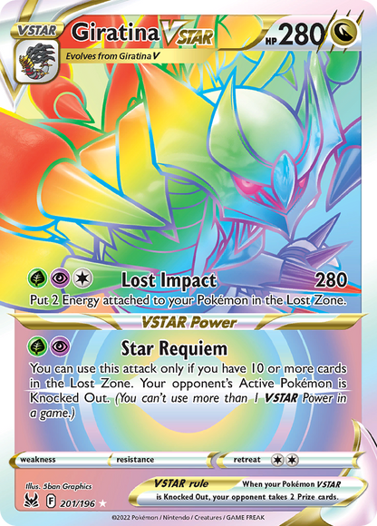 Giratina VSTAR - Lost Origin (Secret Rare) [LOR-201]