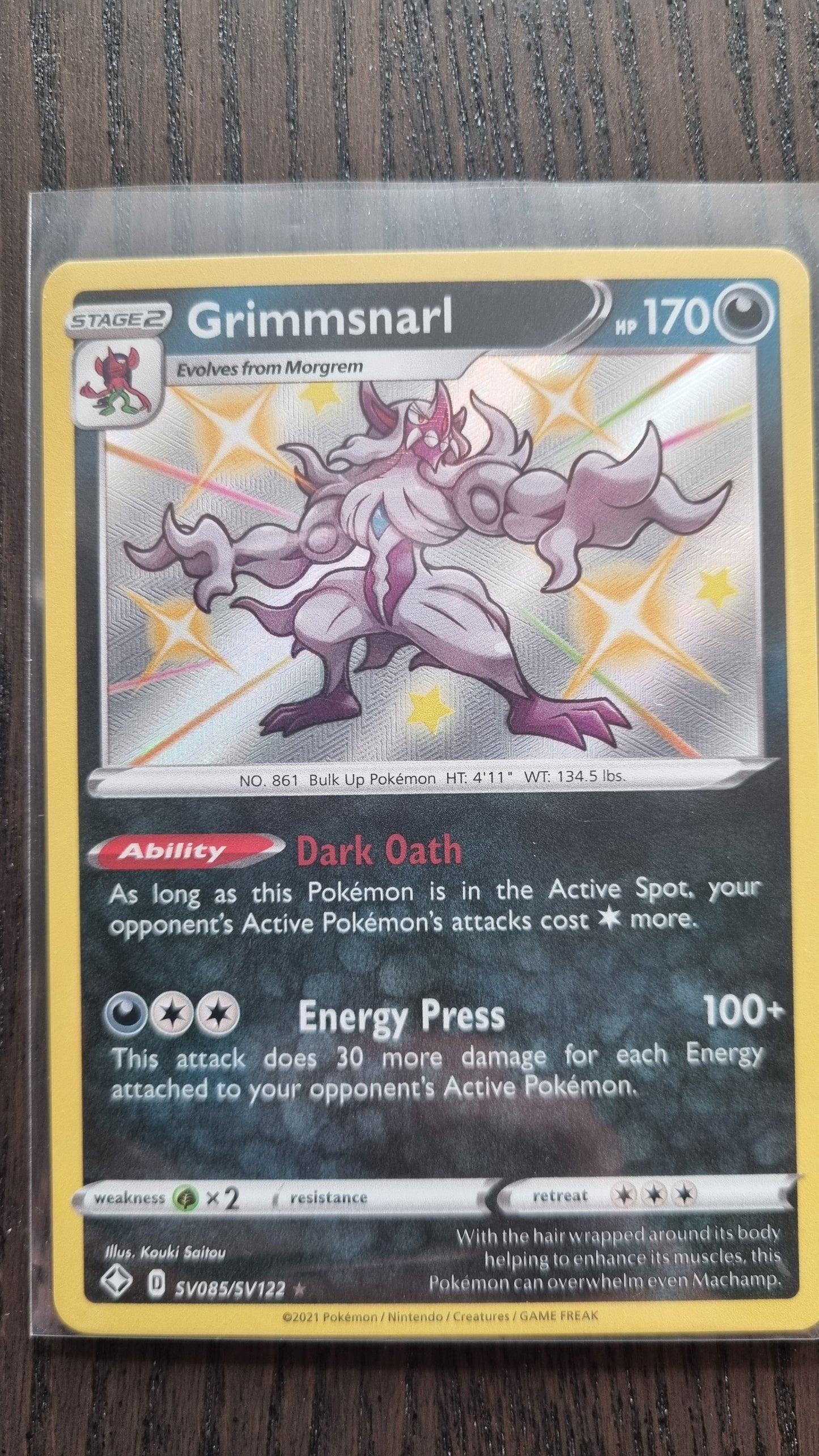 Grimmsnarl - Shining Fates (Secret Rare) [SHF-SV85]