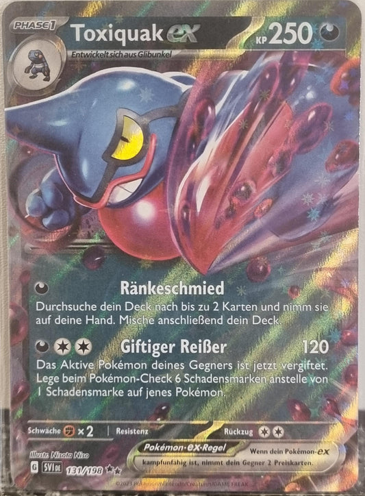 Toxicroak ex - Scarlet & Violet (Double Rare) [SVI-131]