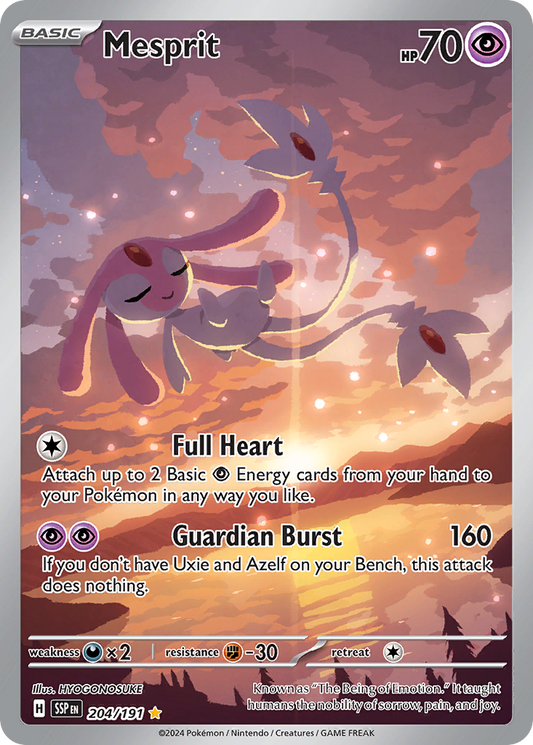 Mesprit - Surging Sparks (Illustration Rare) [SSP-204]