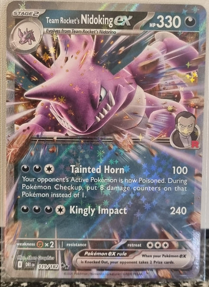 Team Rocket's Nidoking ex - Destined Rivals (Double Rare) [DRI-119]