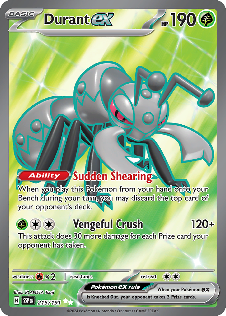 Durant ex - Surging Sparks (Ultra Rare) [SSP-215]