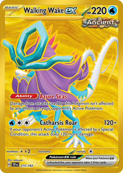 Walking Wake ex - Temporal Forces (Secret Rare) [TEF-215]