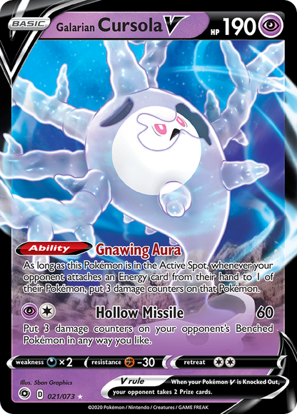 Galarian Cursola V - Champion’s Path (Ultra Rare) [CPA-21]