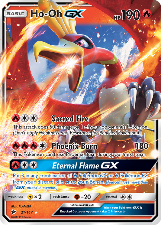 Ho-Oh GX - Burning Shadows (Ultra Rare) [BUS-21]