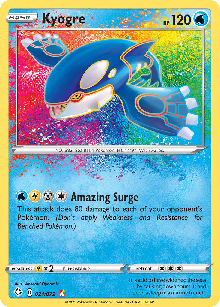 Kyogre - Shining Fates (Amazing Rare) [SHF-21]