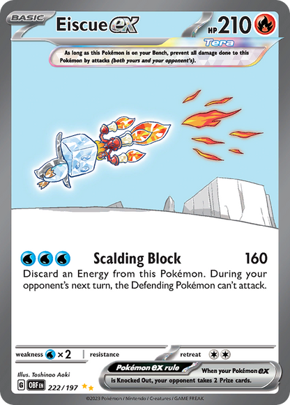 Eiscue ex - Obsidian Flames (Special Illustration Rare) [OBF-222]