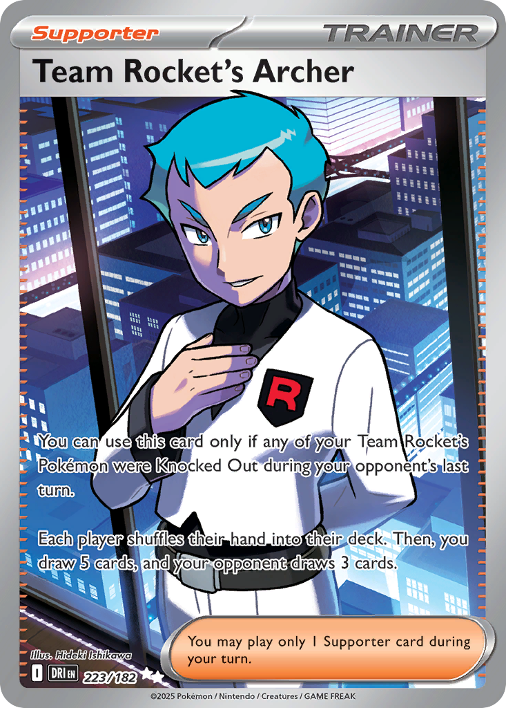 Team Rocket's Archer - Destined Rivals (Ultra Rare) [DRI-223]