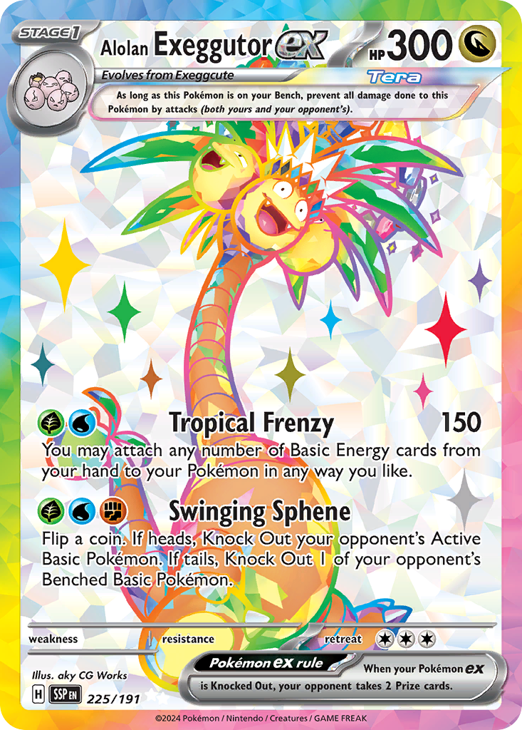 Alolan Exeggutor ex - Surging Sparks (Ultra Rare) [SSP-225]