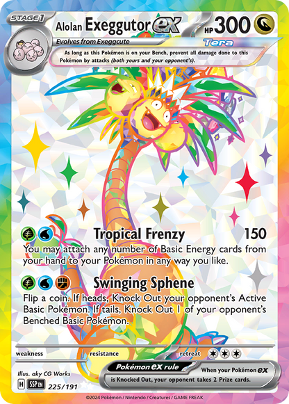 Alolan Exeggutor ex - Surging Sparks (Ultra Rare) [SSP-225]