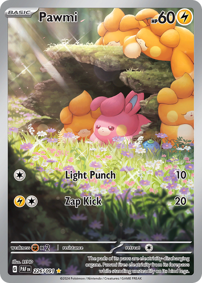 Pawmi - Paldean Fates (Illustration Rare) [PAF-226]