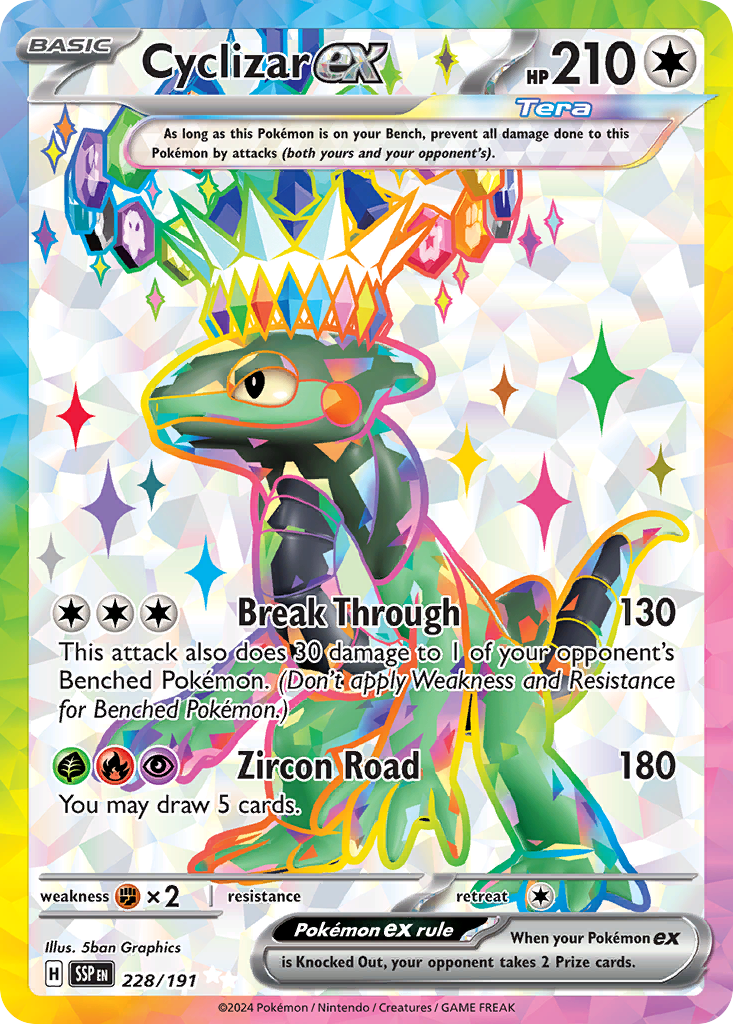 Cyclizar ex - Surging Sparks (Ultra Rare) [SSP-228]
