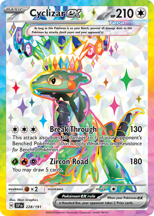 Cyclizar ex - Surging Sparks (Ultra Rare) [SSP-228]