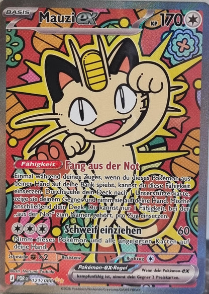 Meowth ex - Perfect Order (Special Illustration Rare) [POR-121]