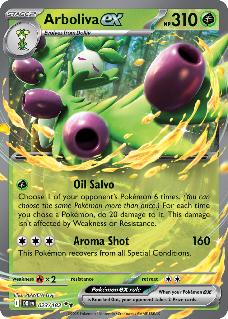 Arboliva ex - Destined Rivals (Double Rare) [DRI-023]