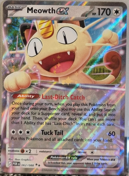 Meowth ex - Perfect Order (Double Rare) [POR-062]