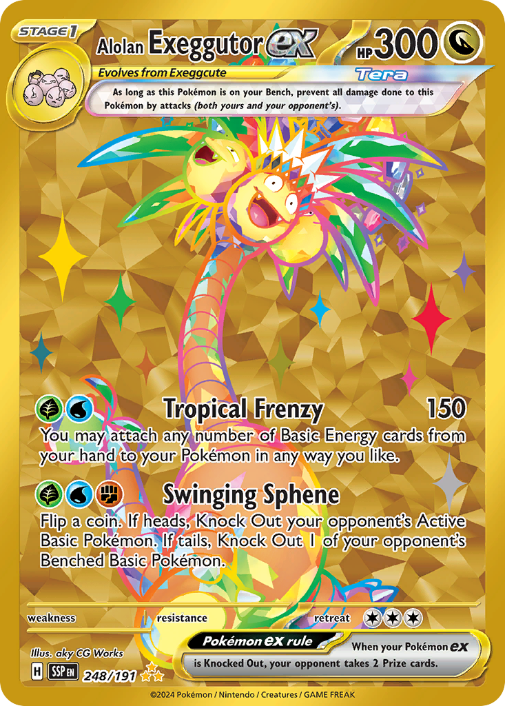 Alolan Exeggutor ex - Surging Sparks (Secret Rare) [SSP-248]