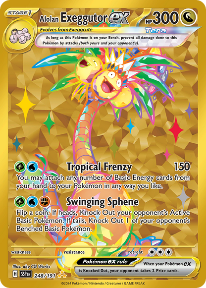 Alolan Exeggutor ex - Surging Sparks (Secret Rare) [SSP-248]