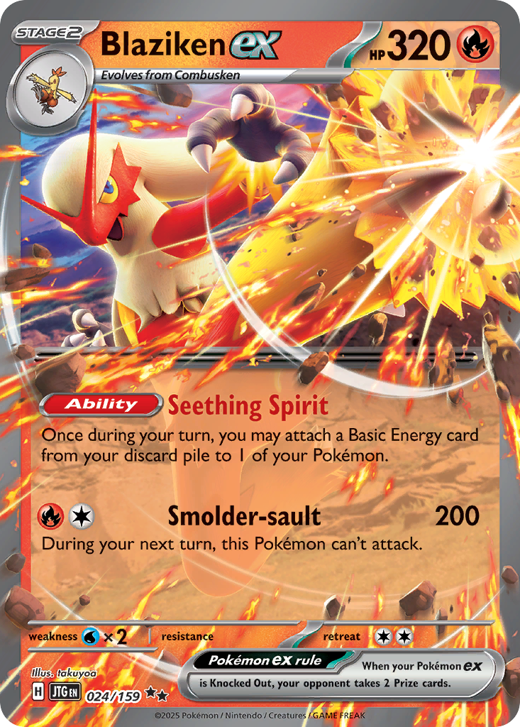 Blaziken ex - Journey Together (Double Rare) [JTG-024]