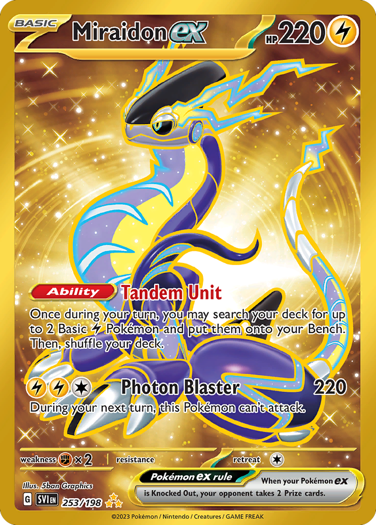 Miraidon ex - Scarlet & Violet (Secret Rare) [SVI-253]