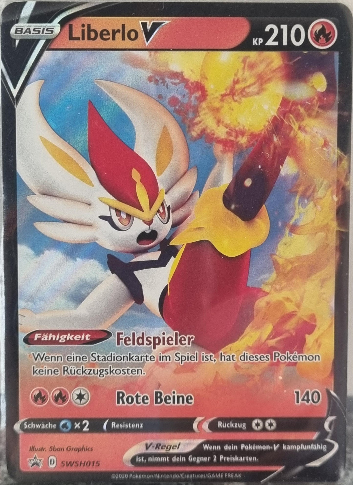 Cinderace V - SWSH Black Star Promos (Promo) [SWSH-015]