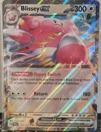 Blissey ex - Twilight Masquerade (Double Rare) [TWM-134]