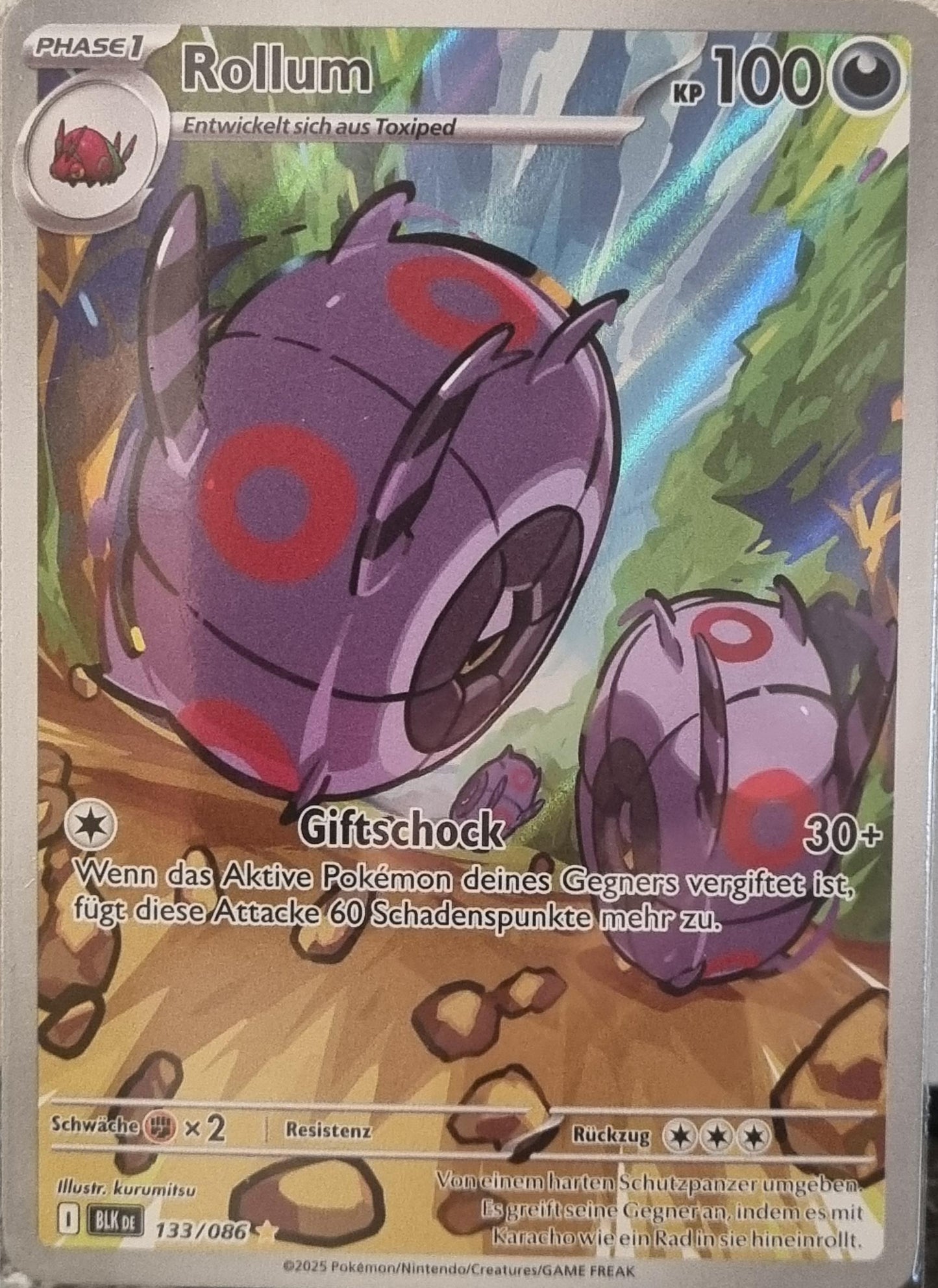 Whirlipede - Black Bolt (Illustration Rare) [BLK-133]