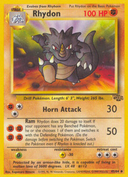 Rhydon - Jungle (Uncommon) [JU-45]