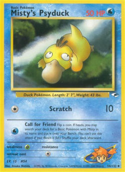 Misty's Psyduck - Gym Heroes (Uncommon) [GH-54]