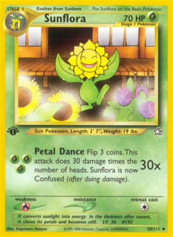 Sunflora - Neo Genesis (Uncommon) [NG-50]