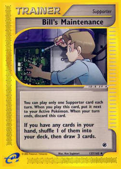 Bill's Maintenance - Expedition Base Set (Uncommon) [EX-137]