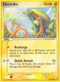Electrike (Recharge) - EX Deoxys (Common) [DX-60]