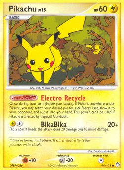 Pikachu Lv.15 - Mysterious Treasures (Common) [MT-94]