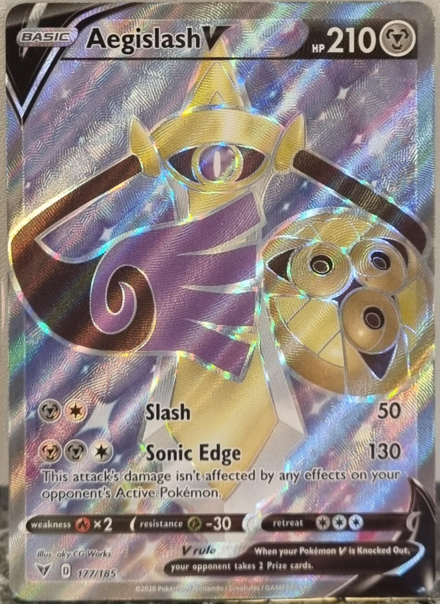 Aegislash V - Vivid Voltage (Ultra Rare) [VIV-177]