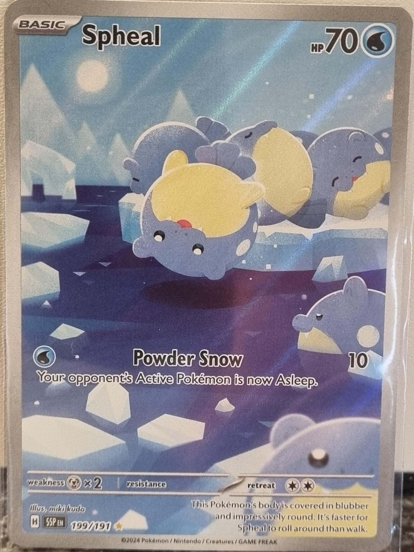 Spheal - Surging Sparks (Illustration Rare) [SSP-199]