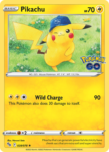 Pikachu - Pokémon GO (Holo Rare) [PGO-028]