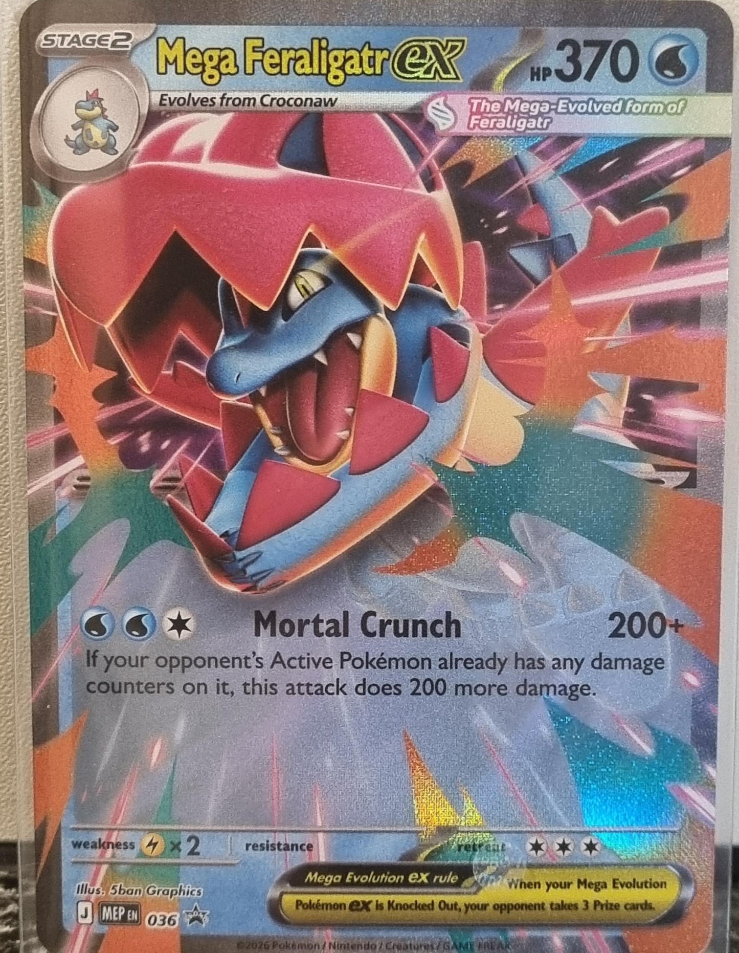 Mega Feraligatr ex - MEP Black Star Promos (Promo) [MEP-036]