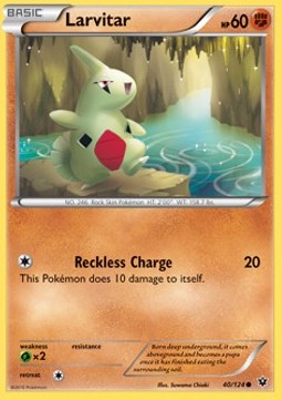 Larvitar - Fates Collide (Common) [FCO-40]