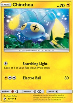 Chinchou - Sun & Moon (Common) [SUM-49]