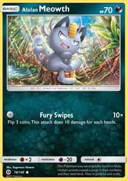 Alolan Meowth - Sun & Moon (Common) [SUM-78]