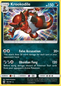 Krookodile - Sun & Moon (Holo Rare) [SUM-85]