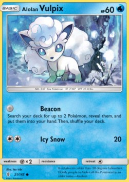 Alolan Vulpix - Guardians Rising (Common) [GRI-21]